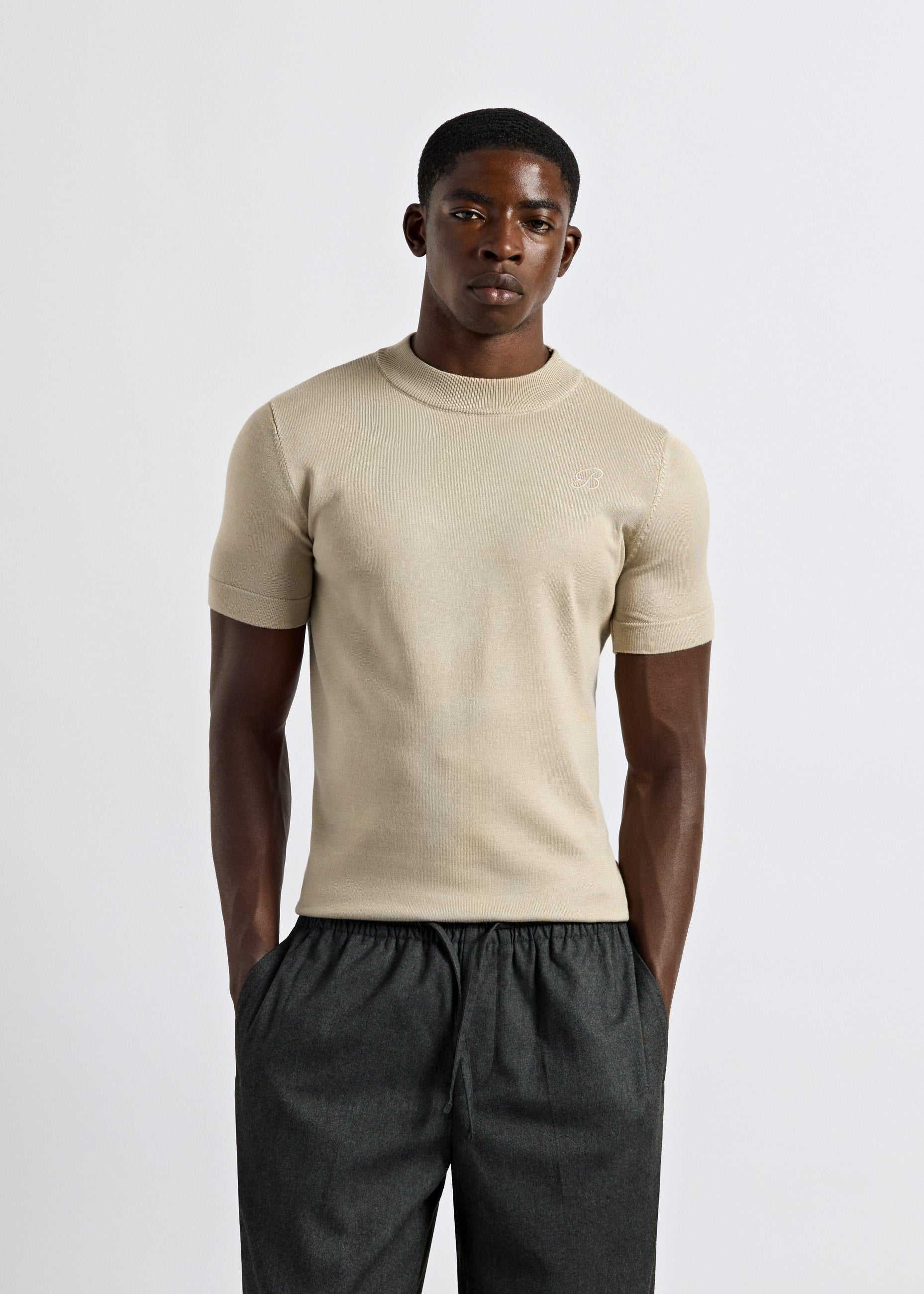 Fine Knit T-Shirt