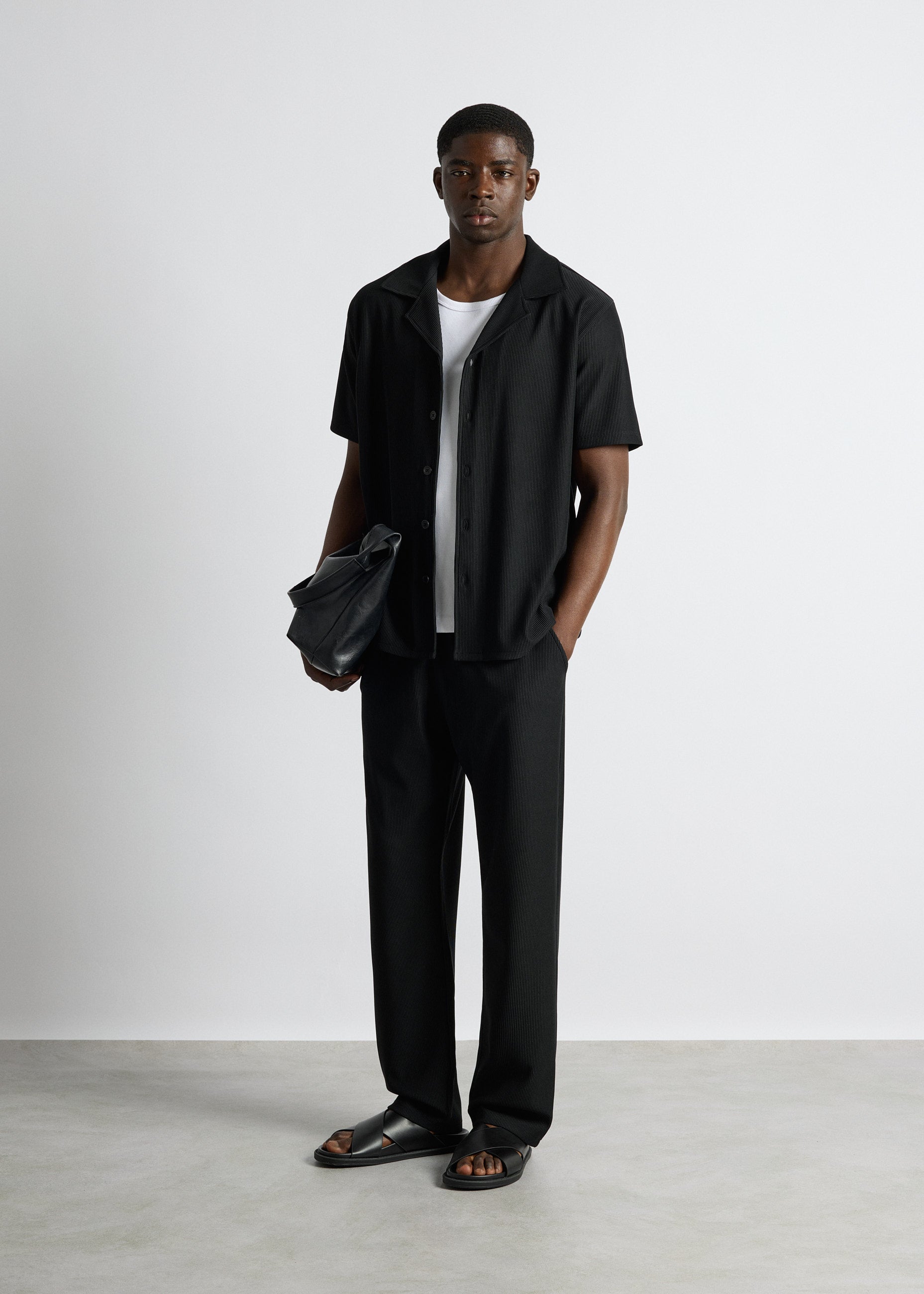 Plissee Short Sleeve Shirt