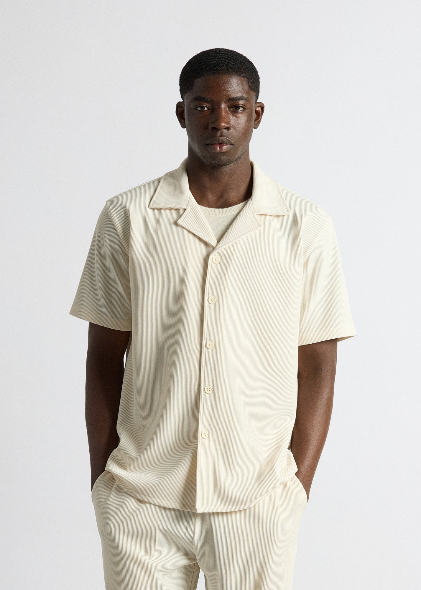 Plissee Short Sleeve Shirt