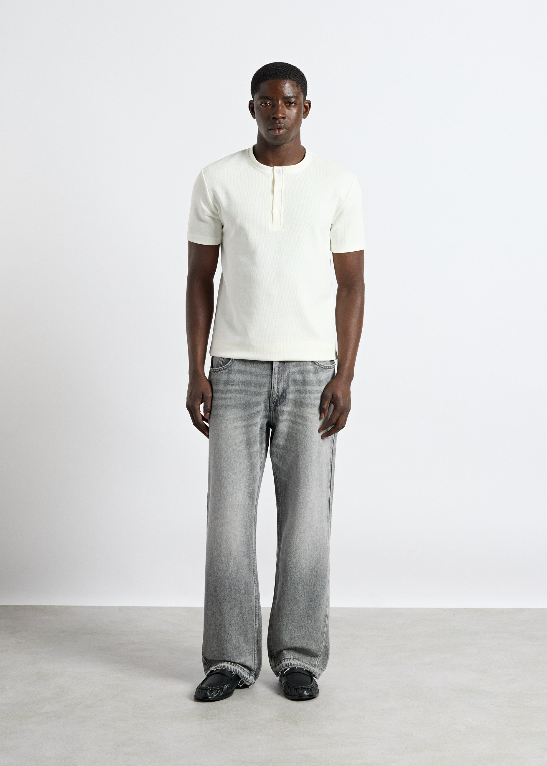 Tony Flared Open Hem Jeans