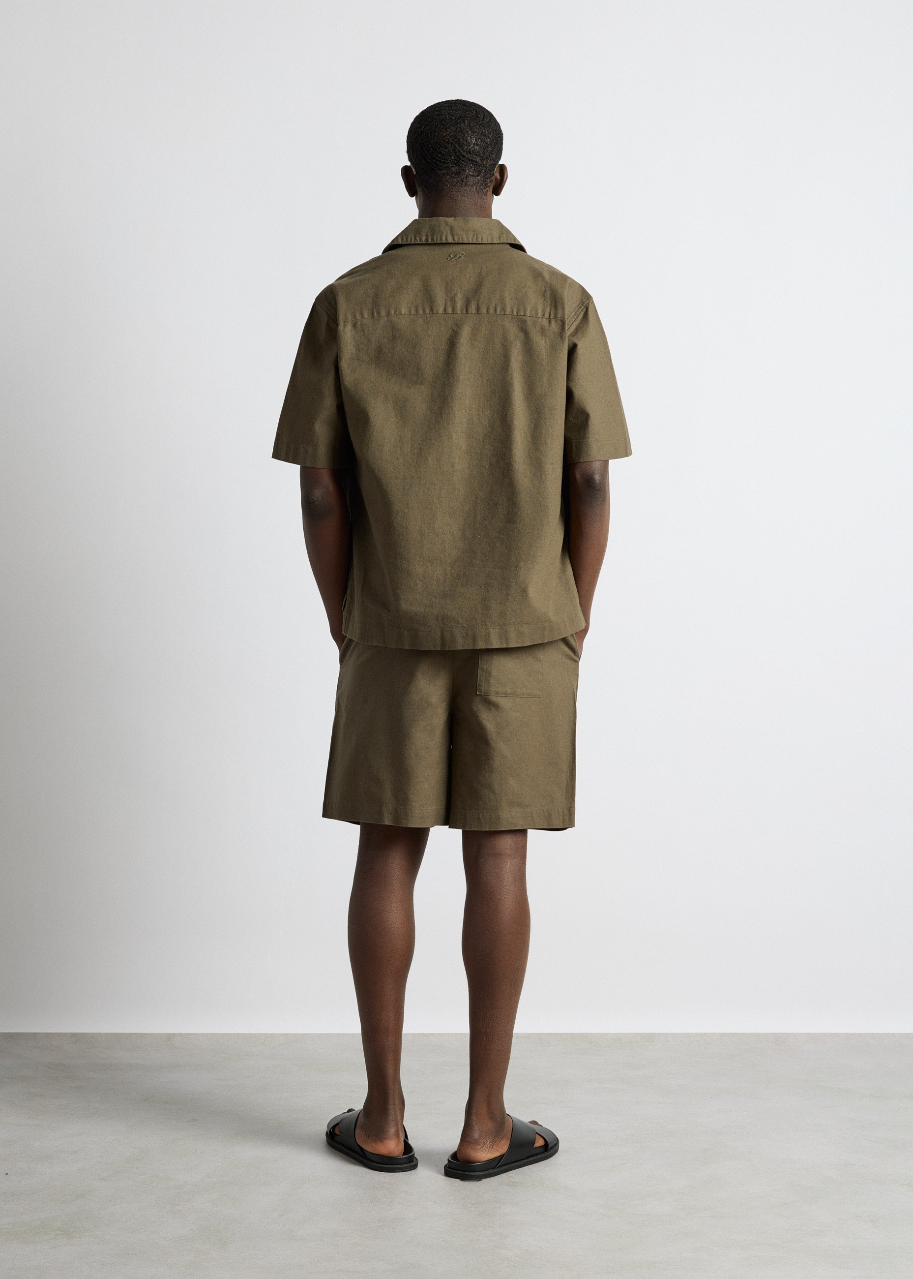 Linen Blend Shorts
