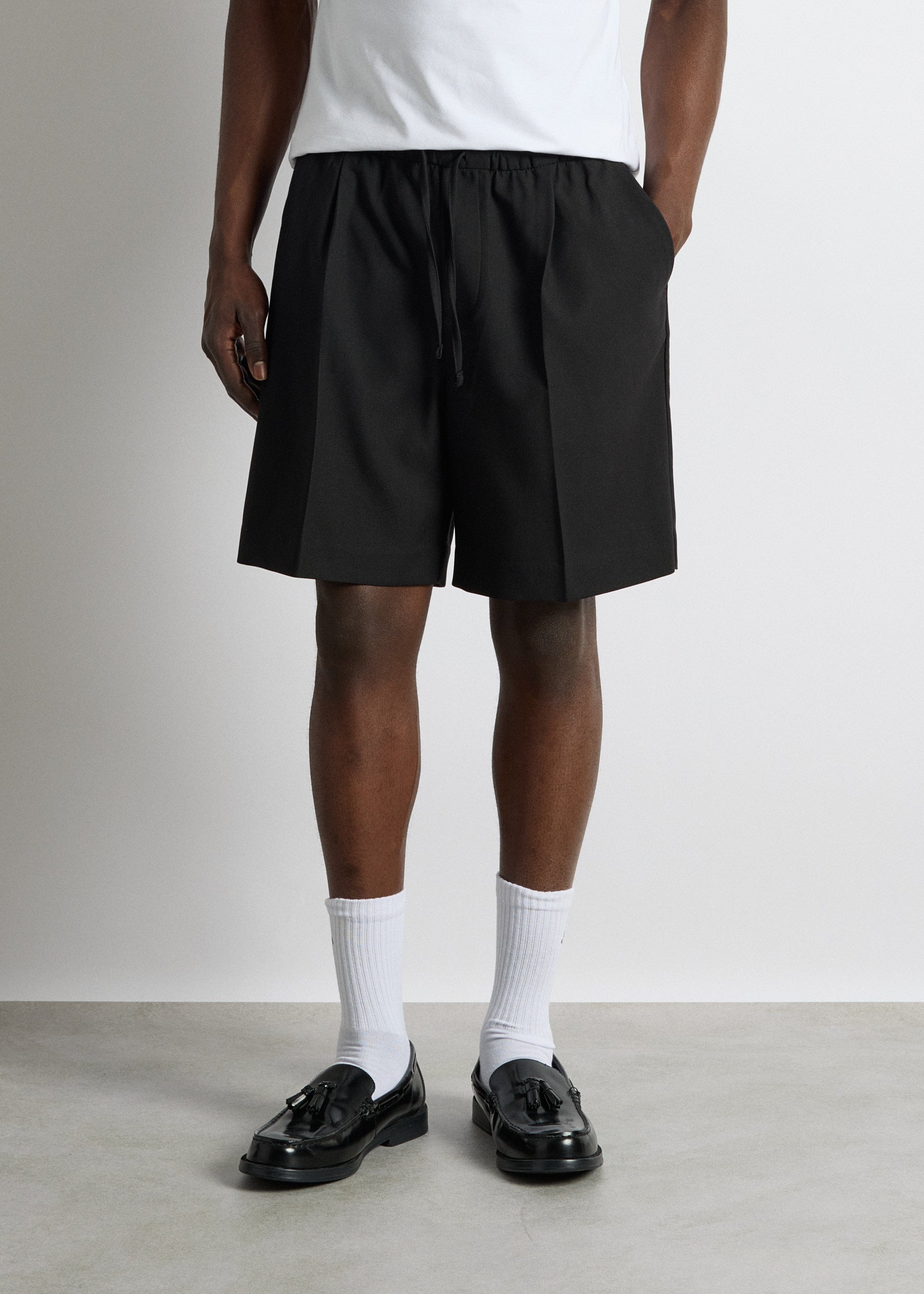 Loose Drawstring Shorts