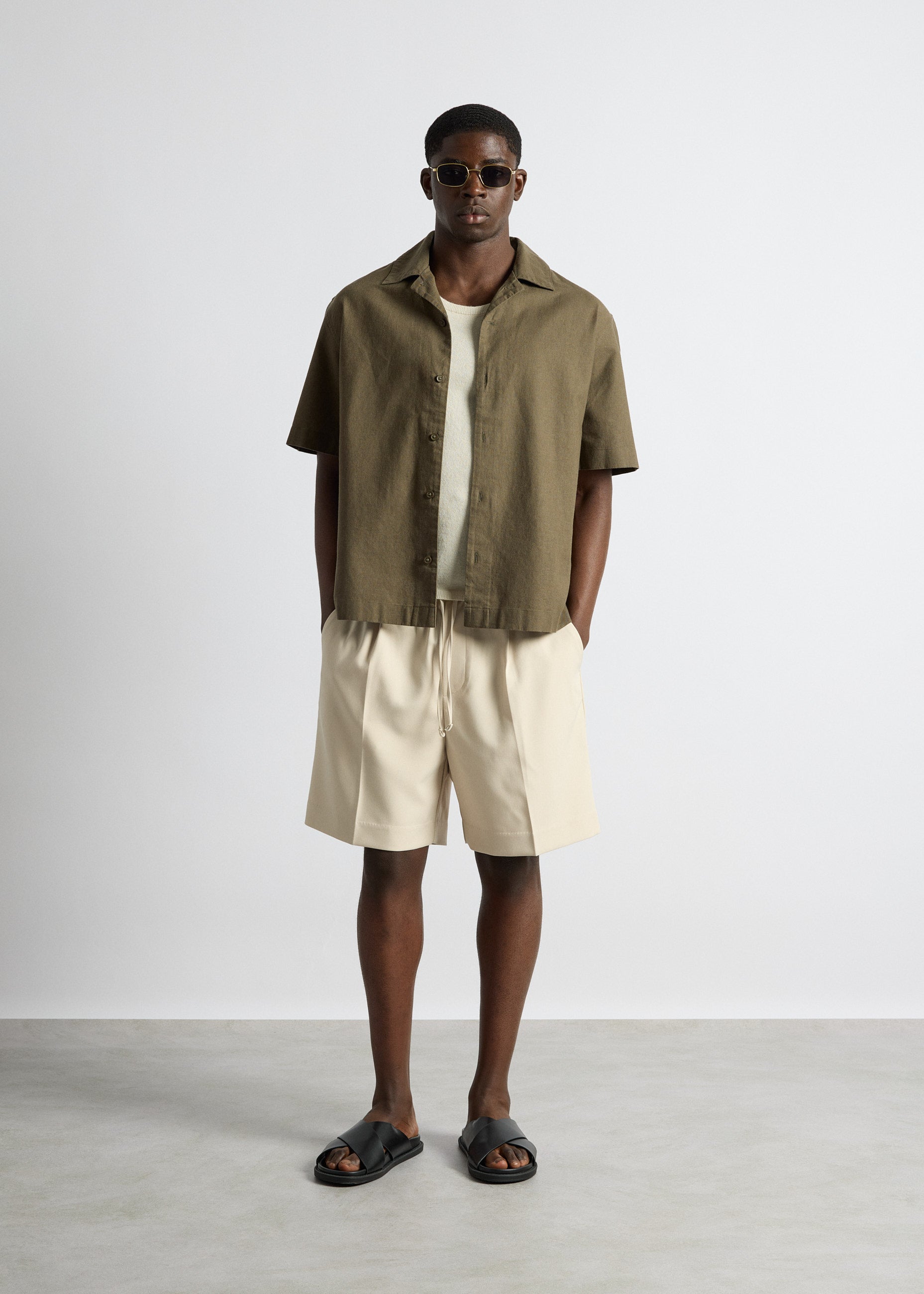 Loose Drawstring Shorts