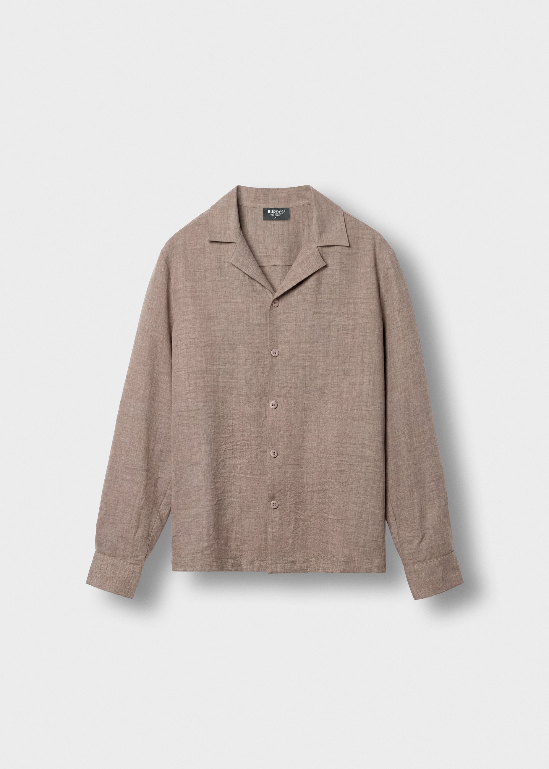 Linen Look Long Sleeve Shirt
