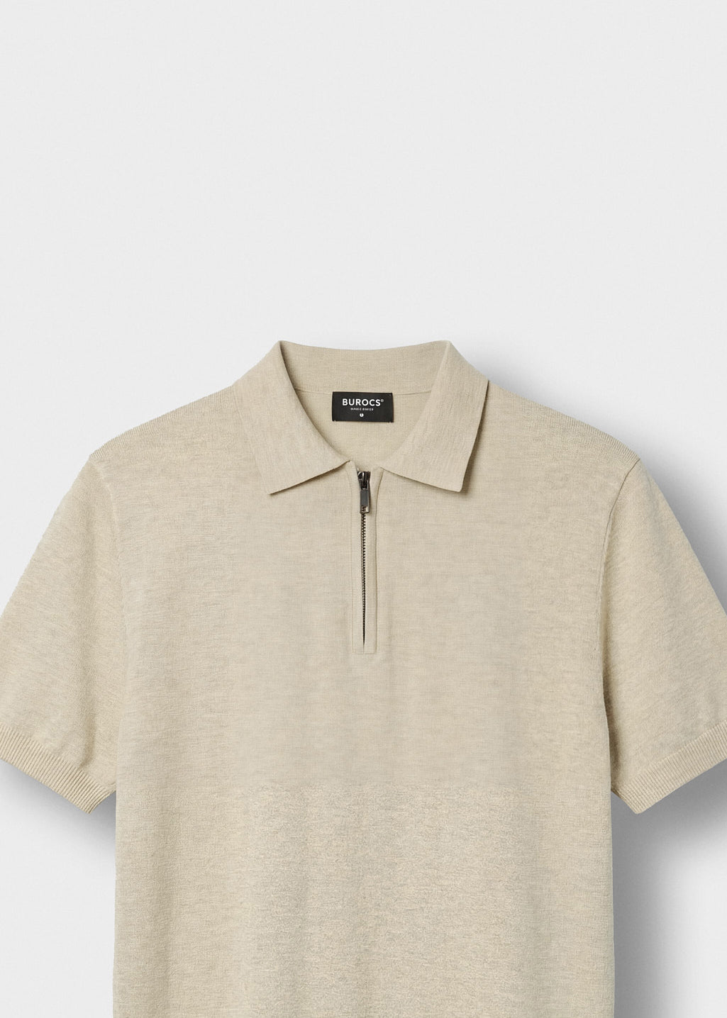 Quarter Zip Polo Shirt