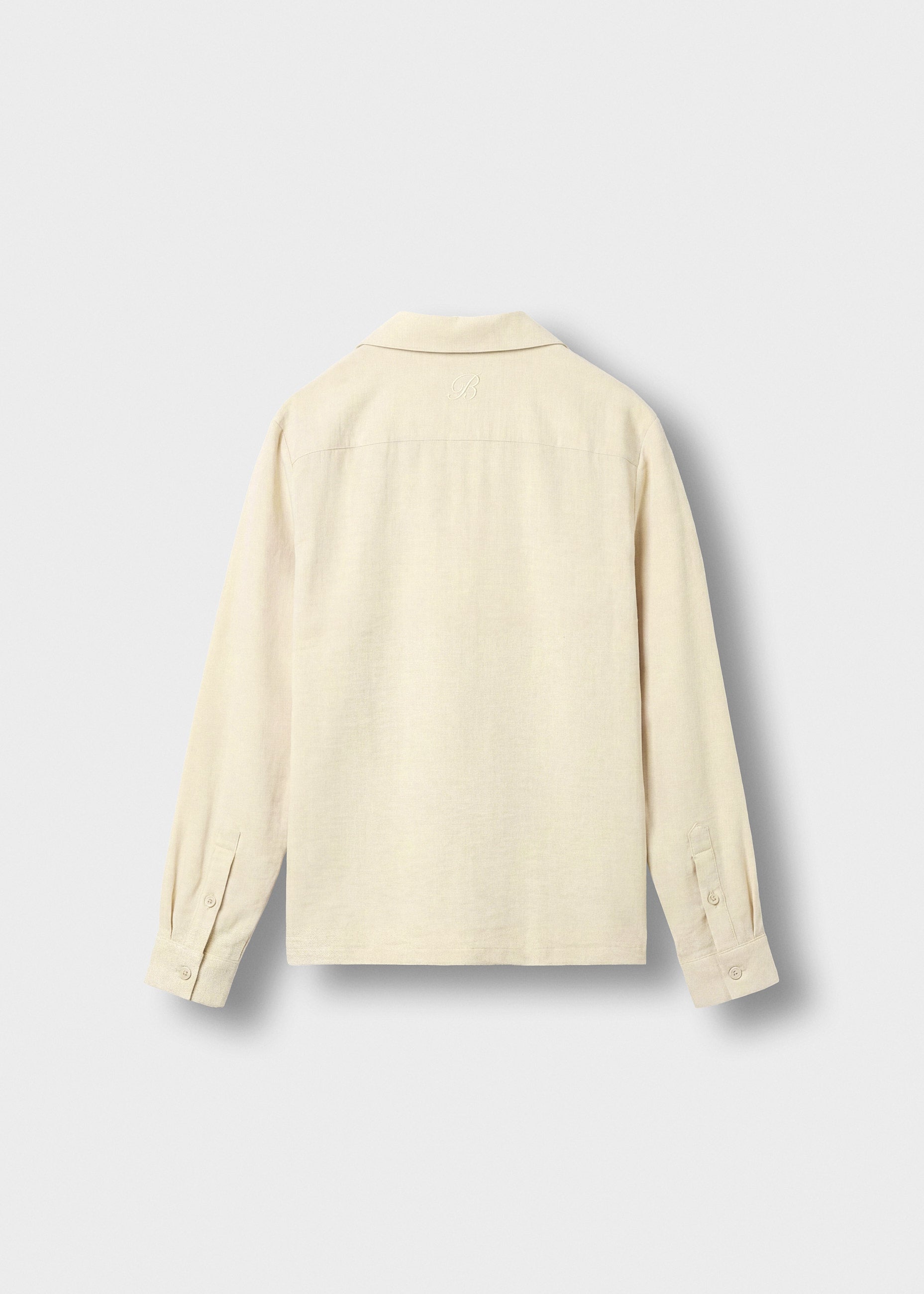 Linen Look Long Sleeve Shirt