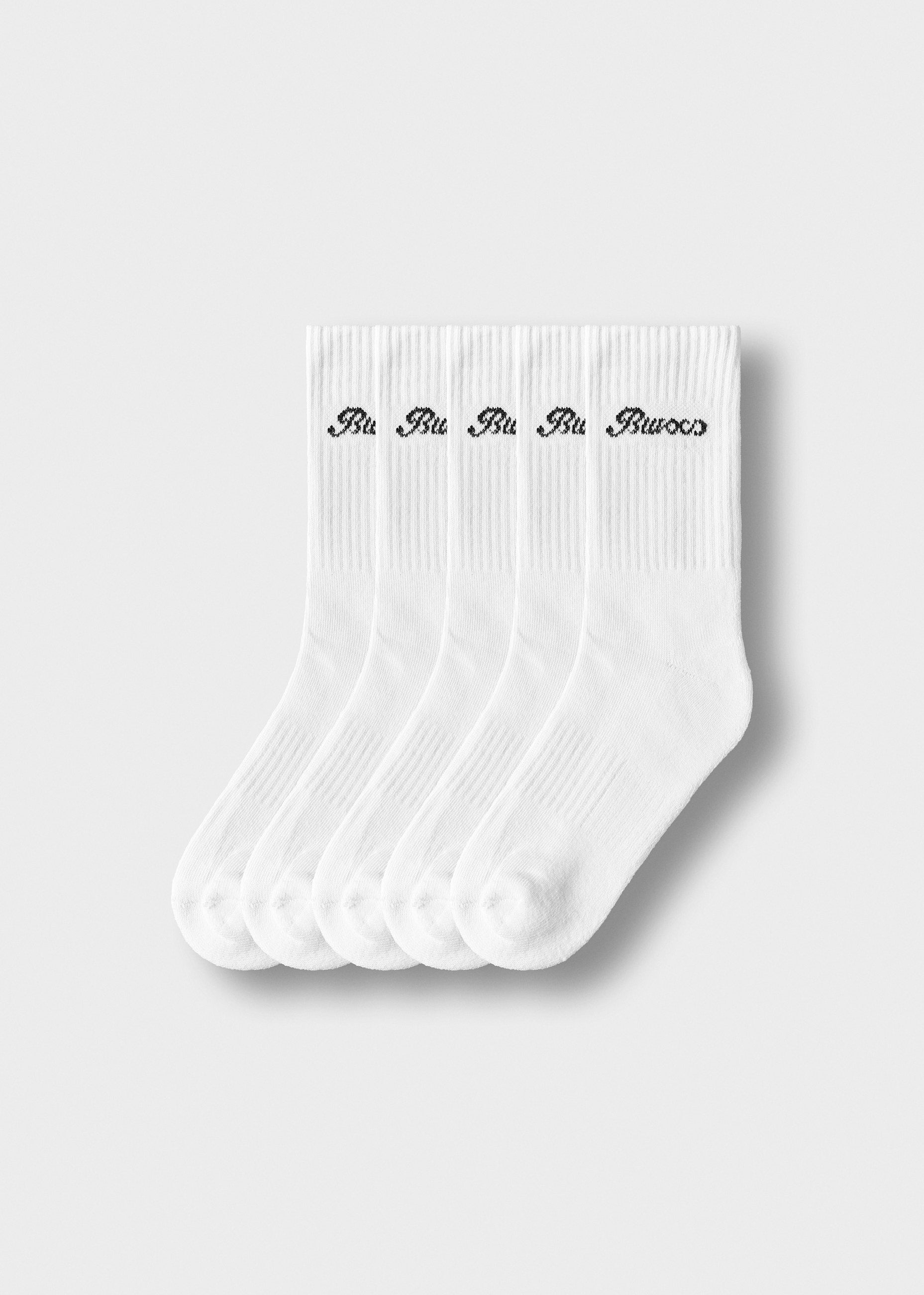 Logo Crew Socks 5 Pack