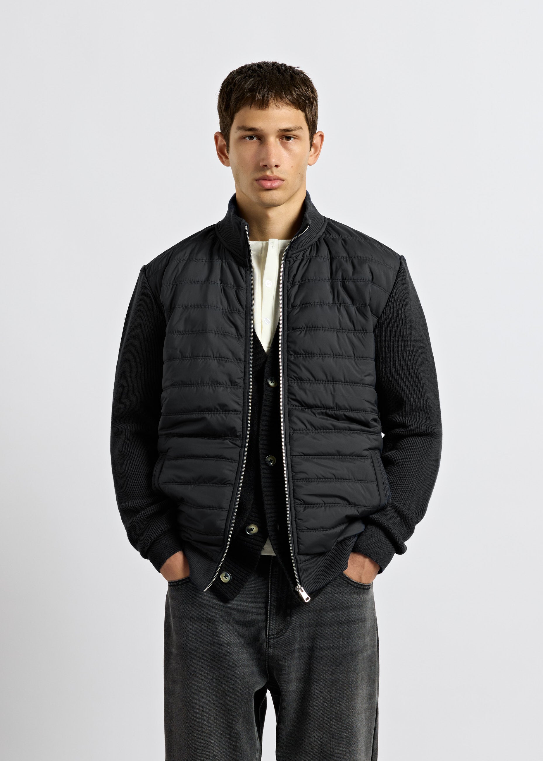 Contrast Padded Jacket
