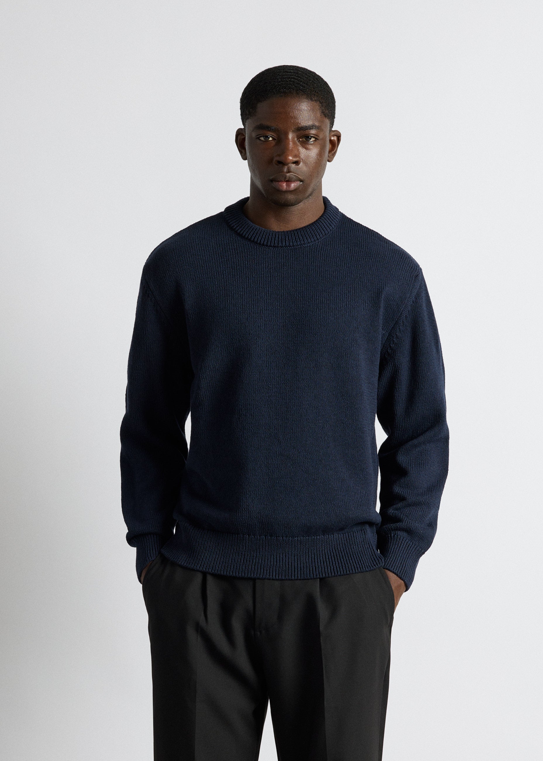 Cotton Crewneck Sweater