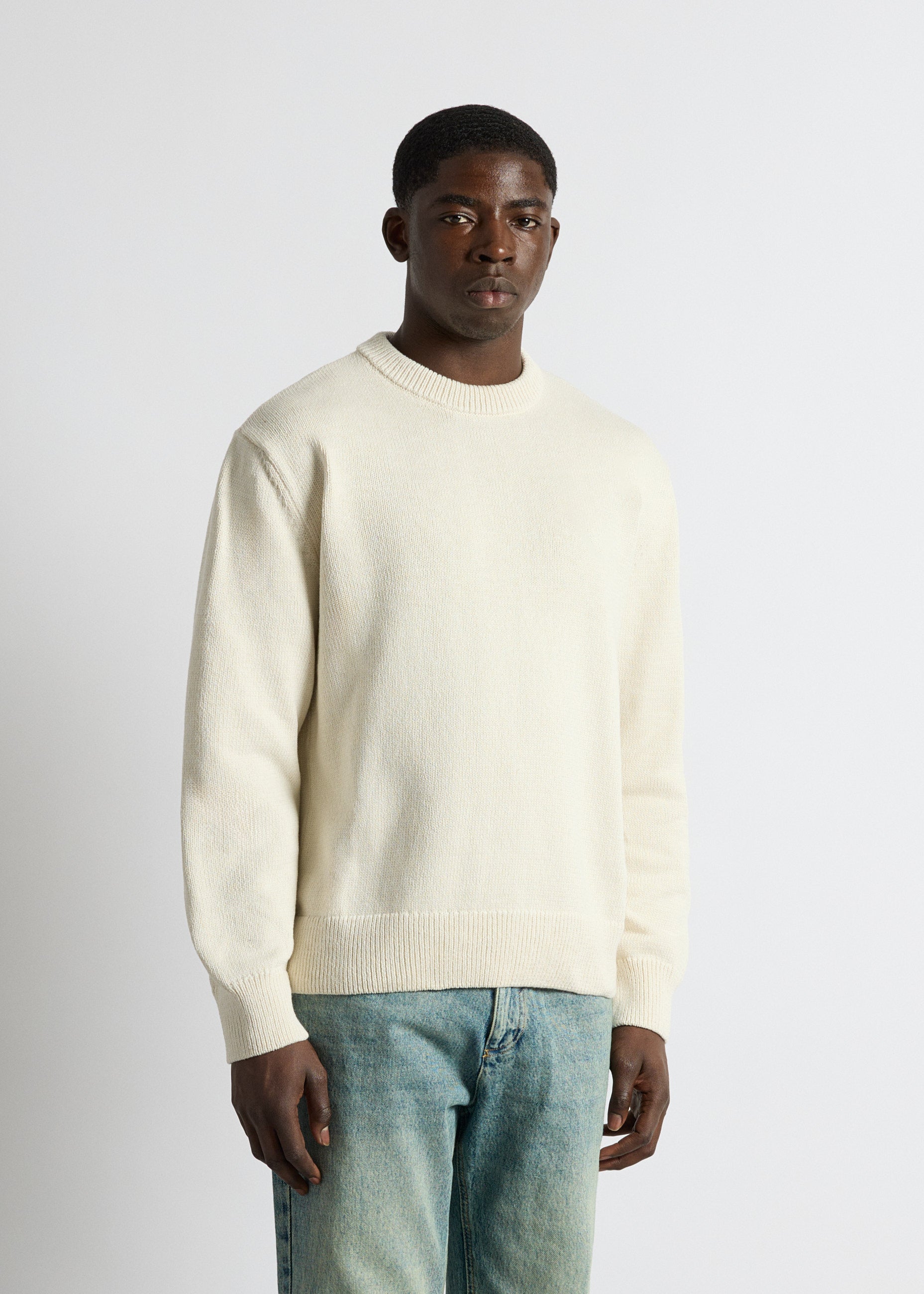 Cotton Crewneck Sweater