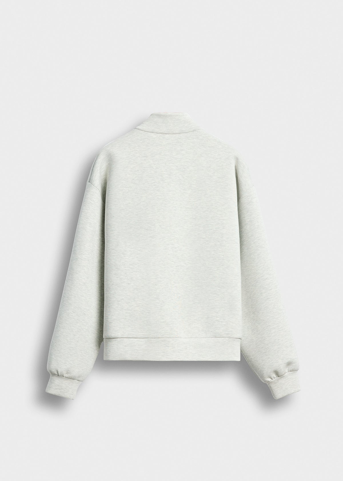 Scuba Mock Neck Full Zip Sweater