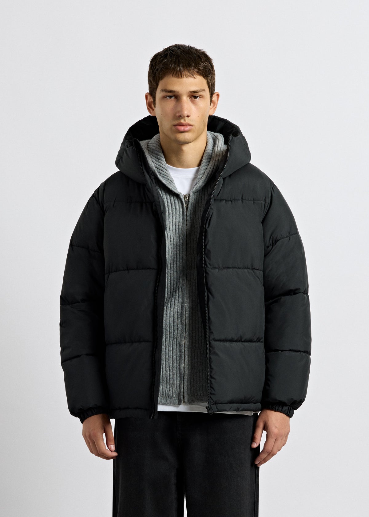 Basic Hooded Puffer Jacket