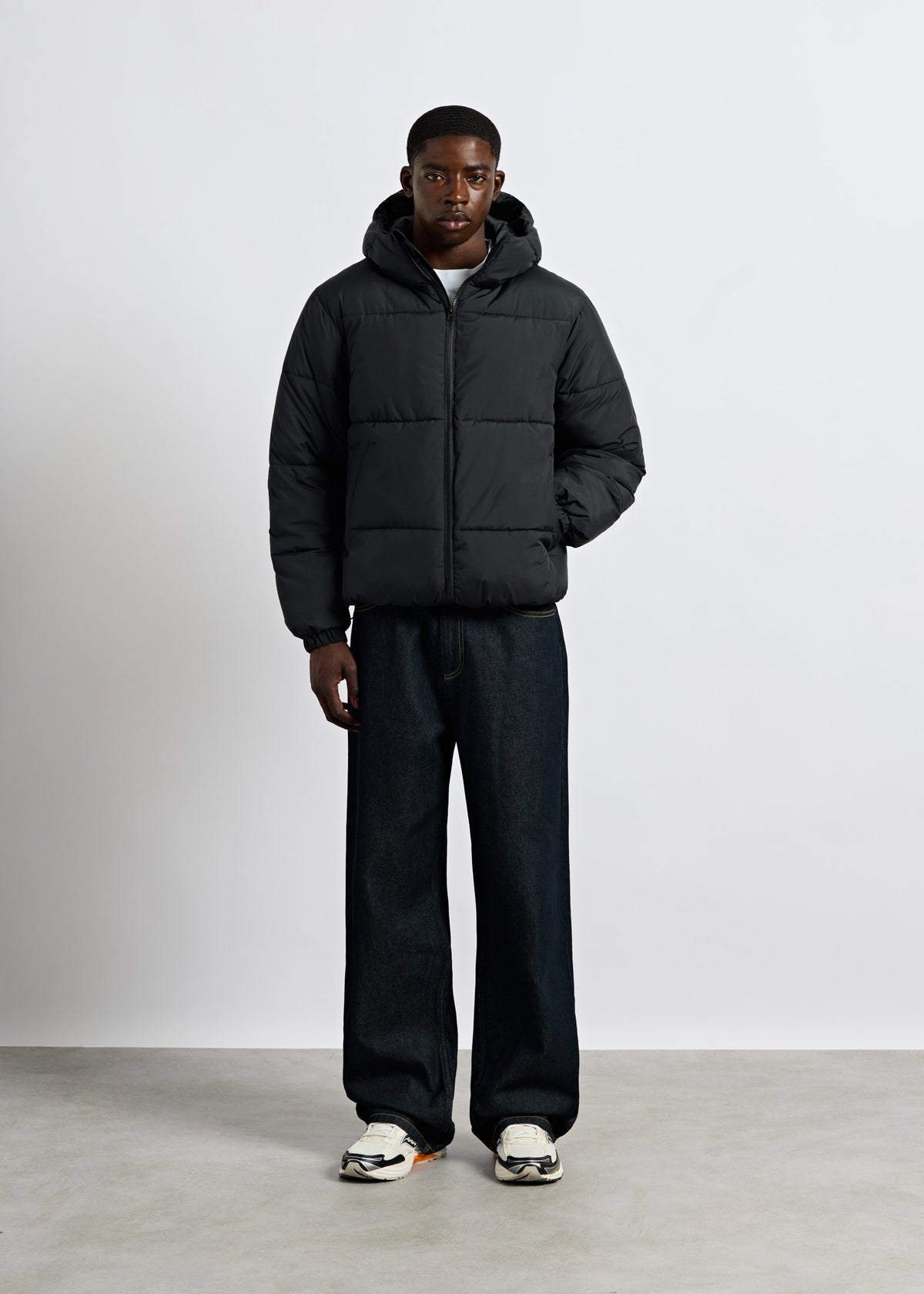 Basic Hooded Puffer Jacket