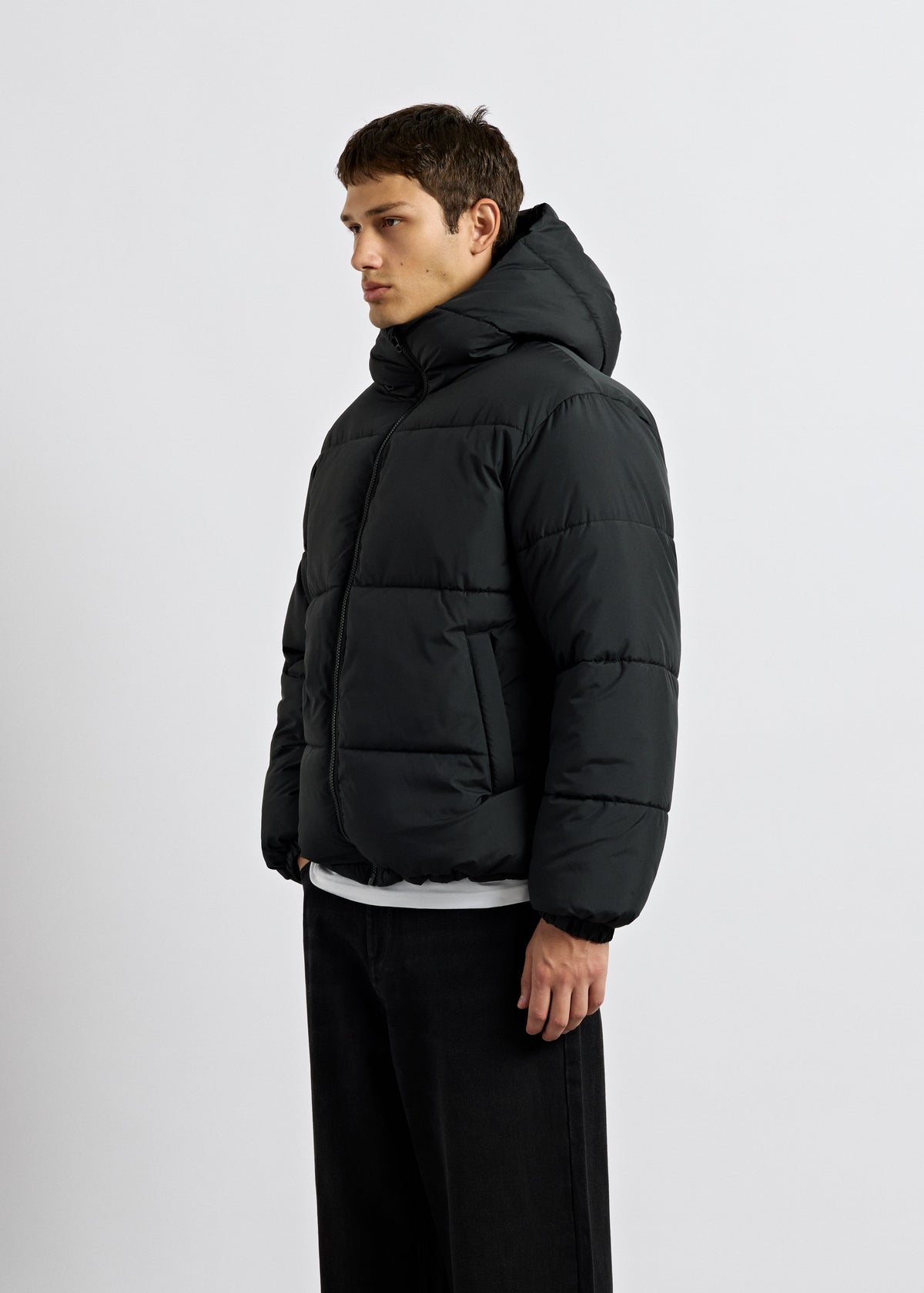Basic Hooded Puffer Jacket