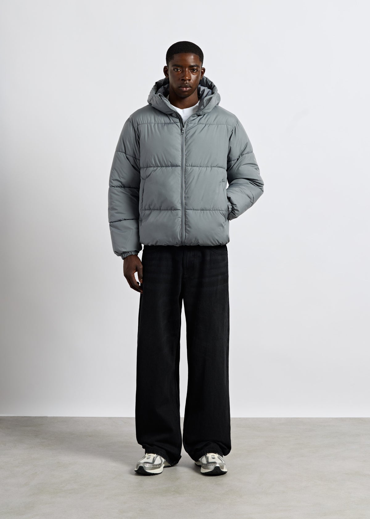 Basic Hooded Puffer Jacket