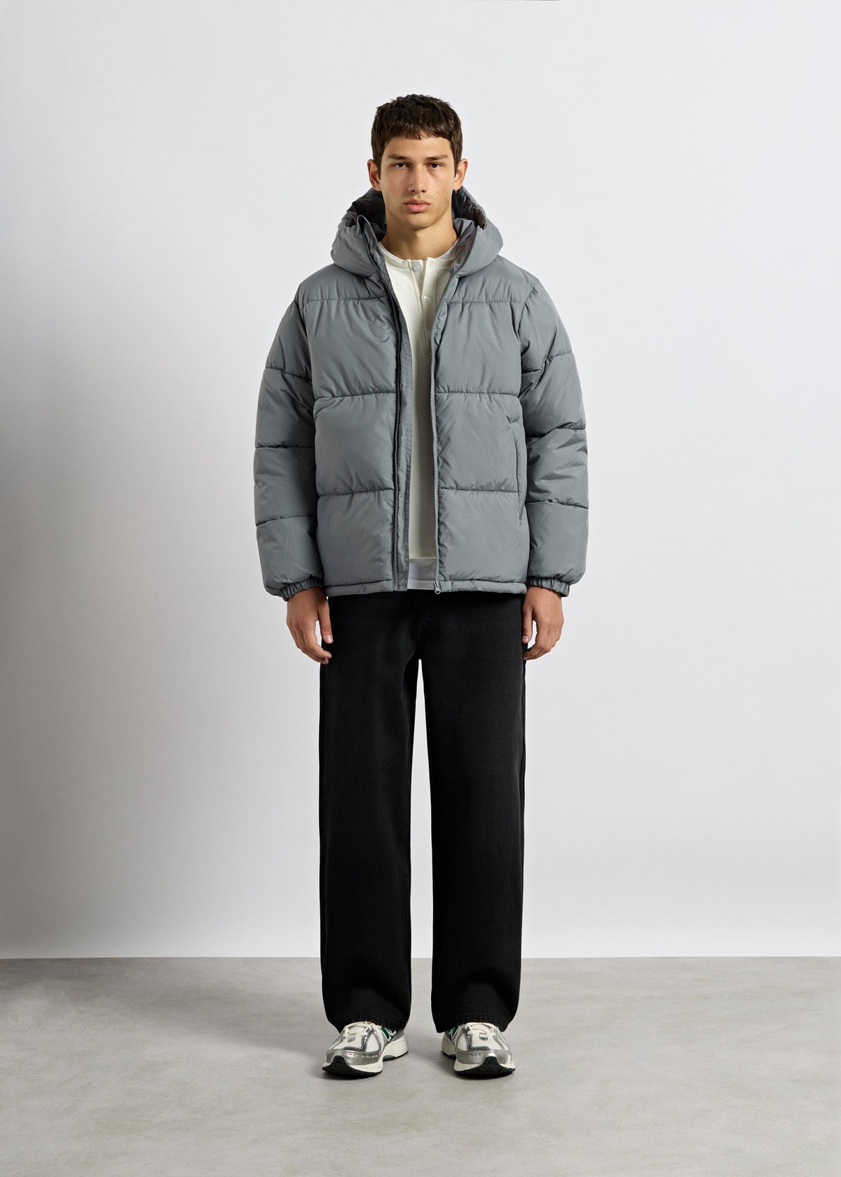 Basic Hooded Puffer Jacket