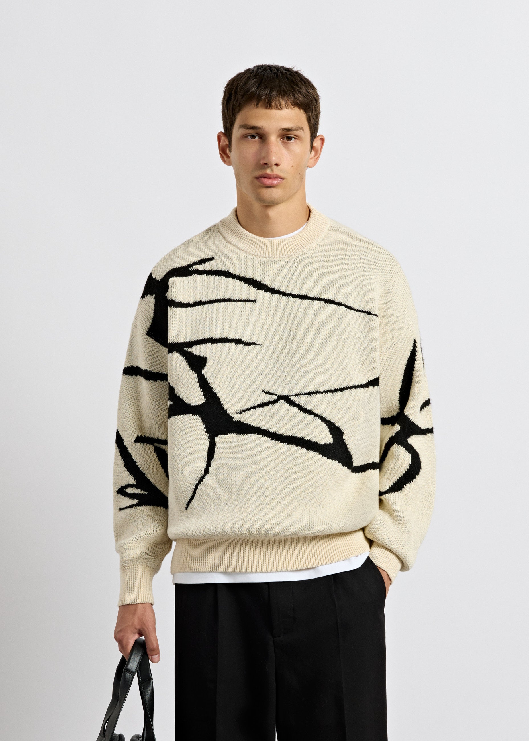 Jacquard Knit Sweater