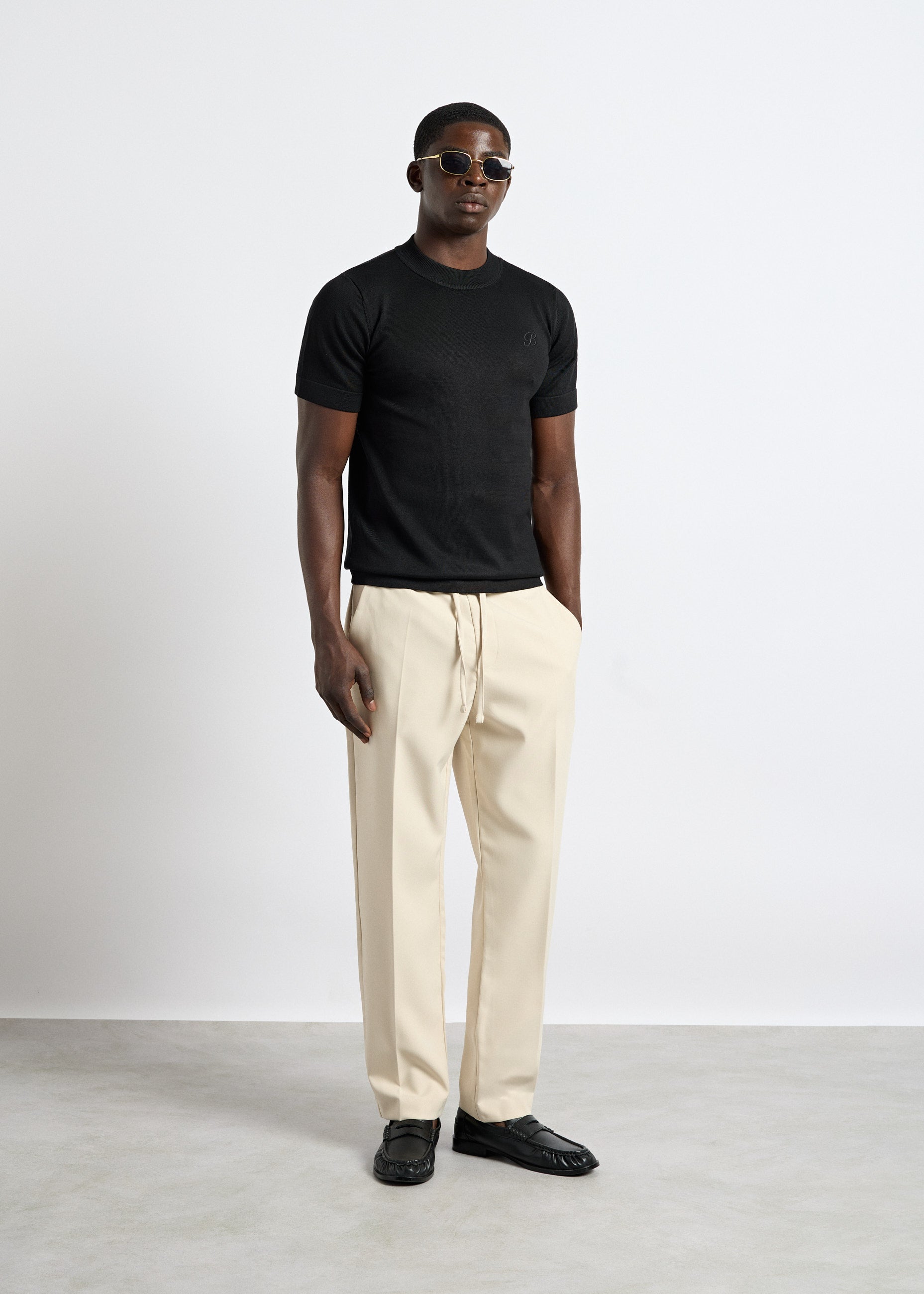Fine Knit T-Shirt