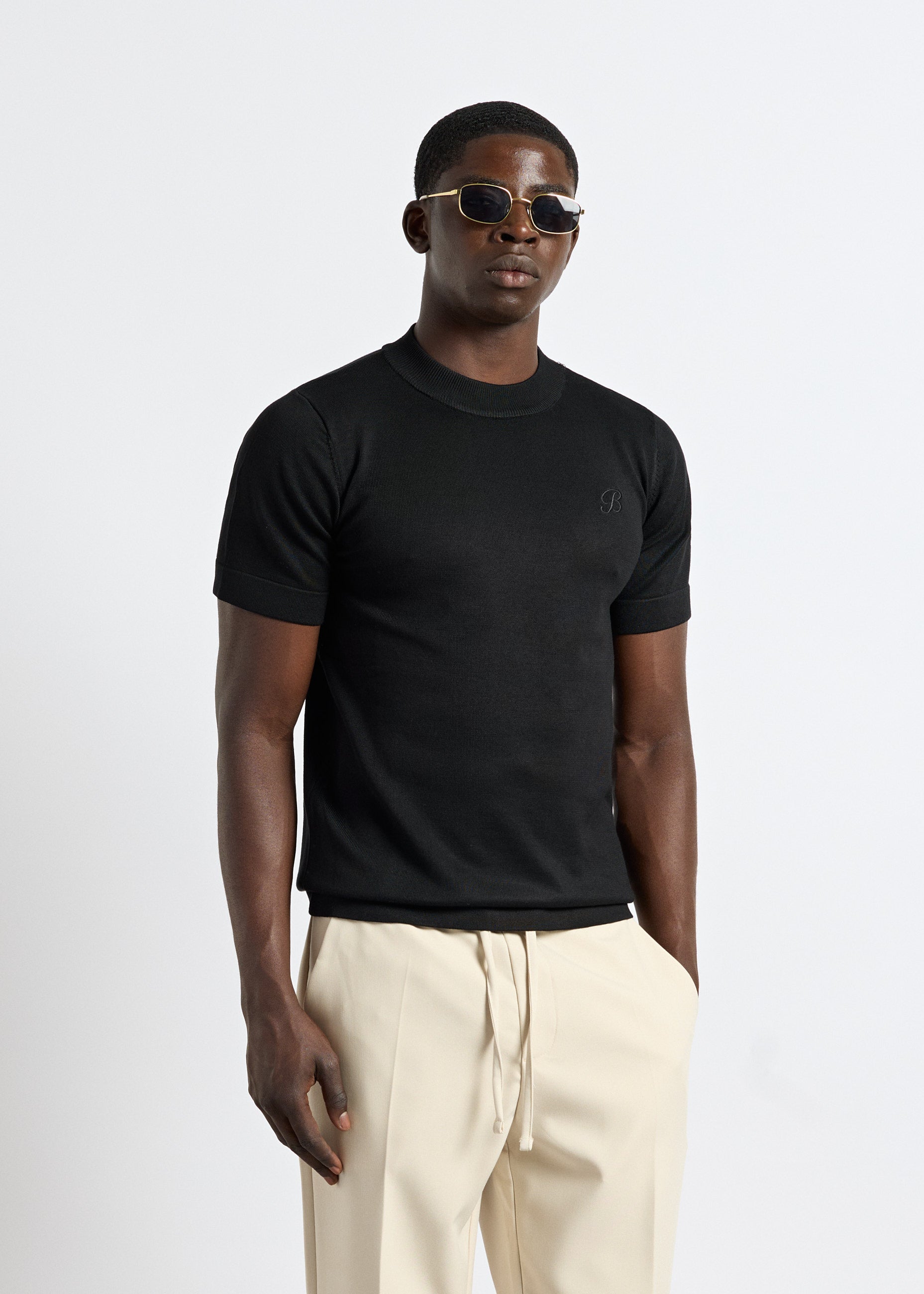 Fine Knit T-Shirt
