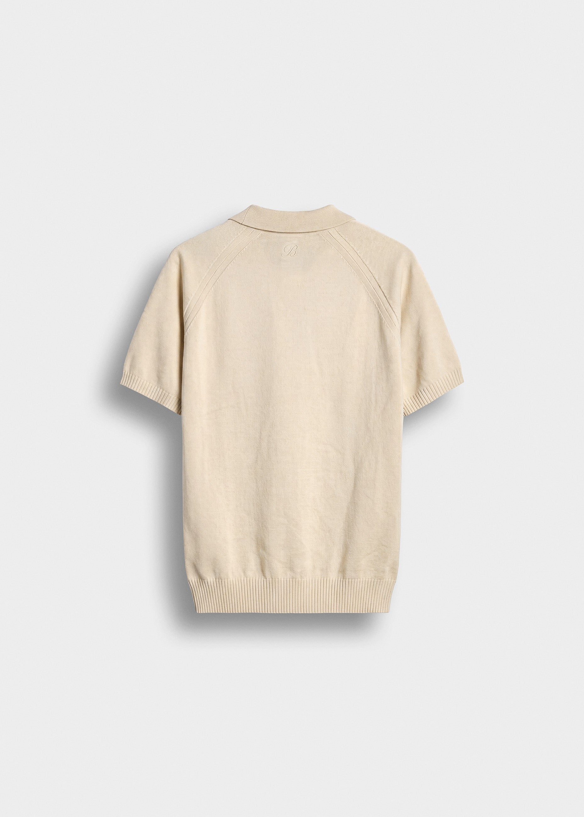Fine Knit Polo T-Shirt