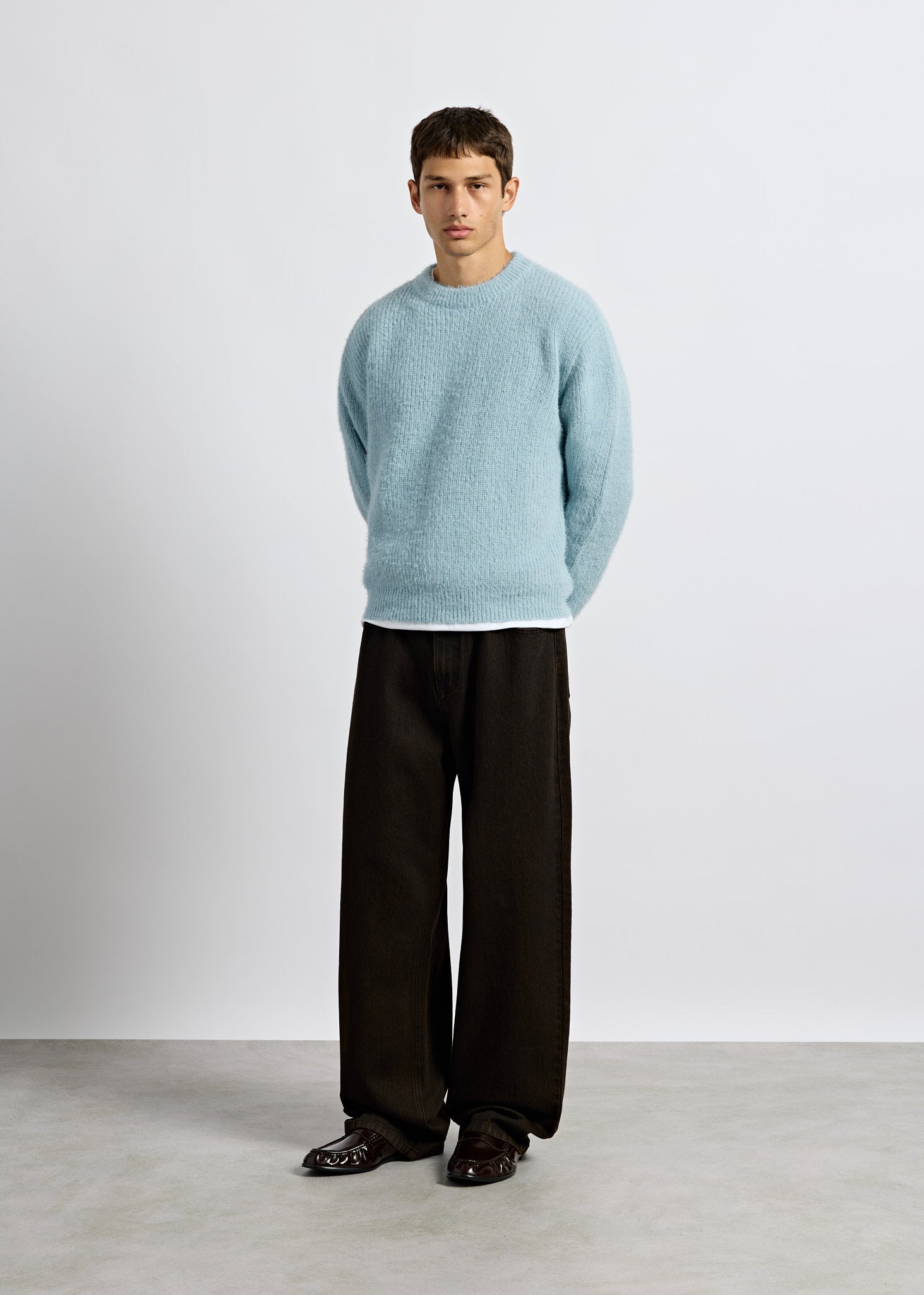 Fuzzy Knit Crewneck