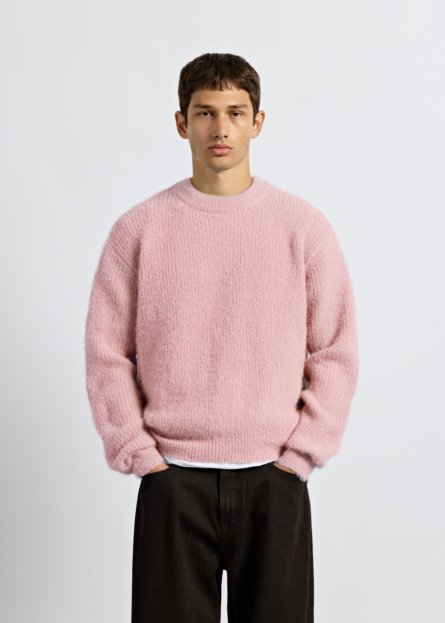 Fuzzy Knit Crewneck
