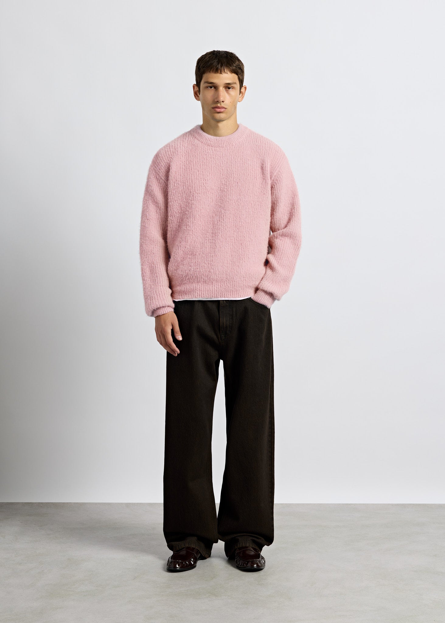 Fuzzy Knit Crewneck
