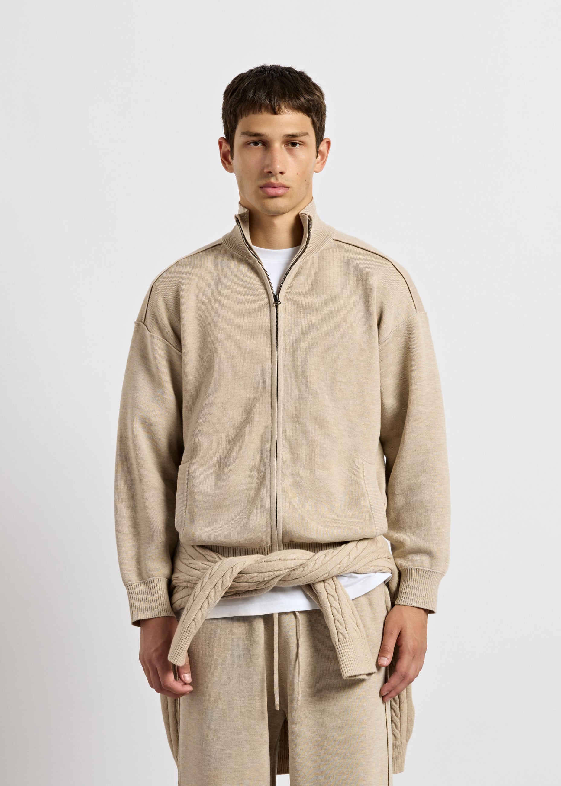 Knit Zip Jacket