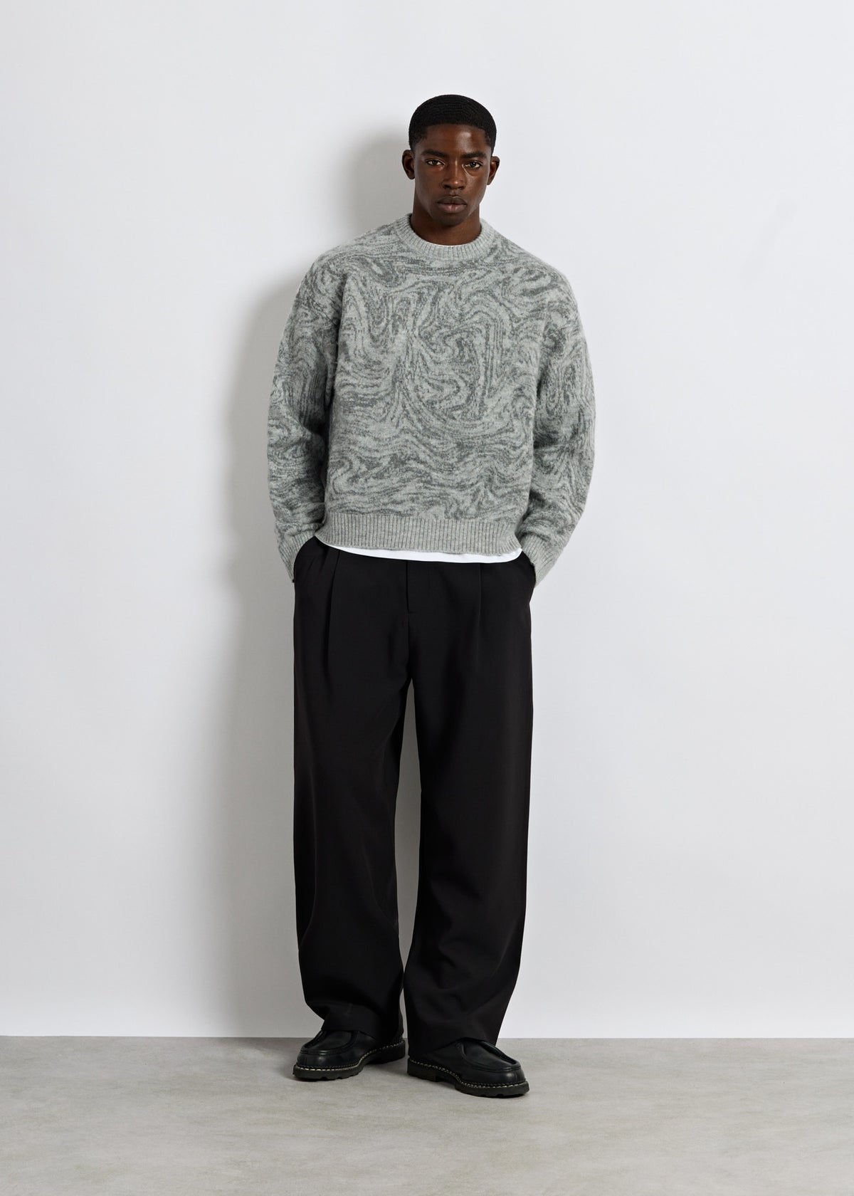 Swirl Crewneck Sweater