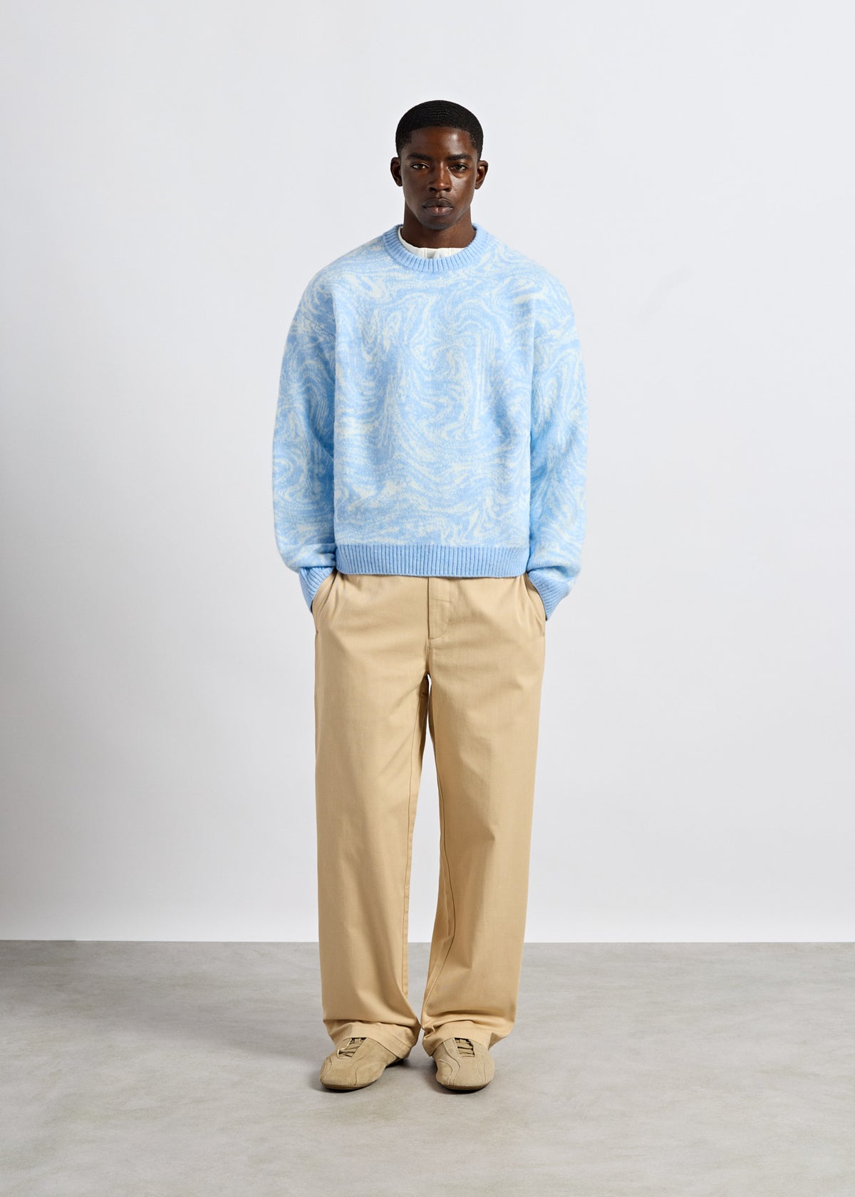 Swirl Crewneck Sweater