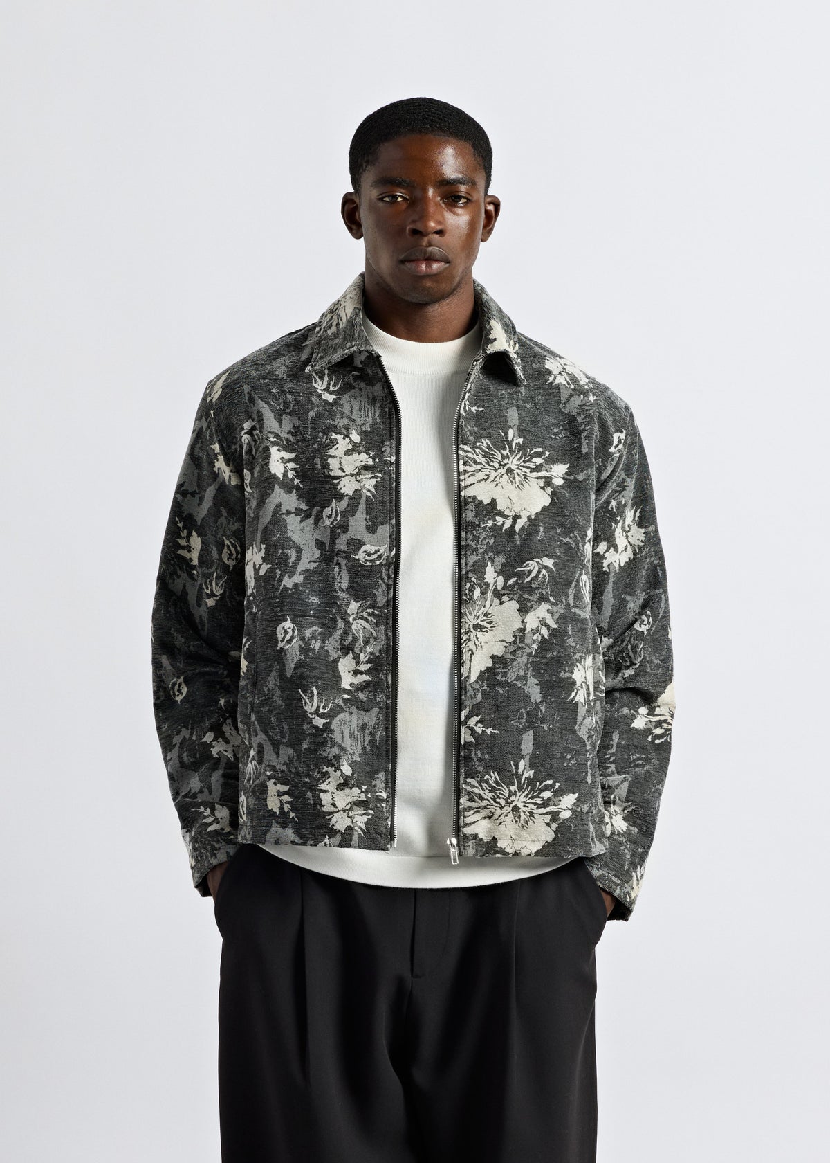 Floral Zipped Jacket