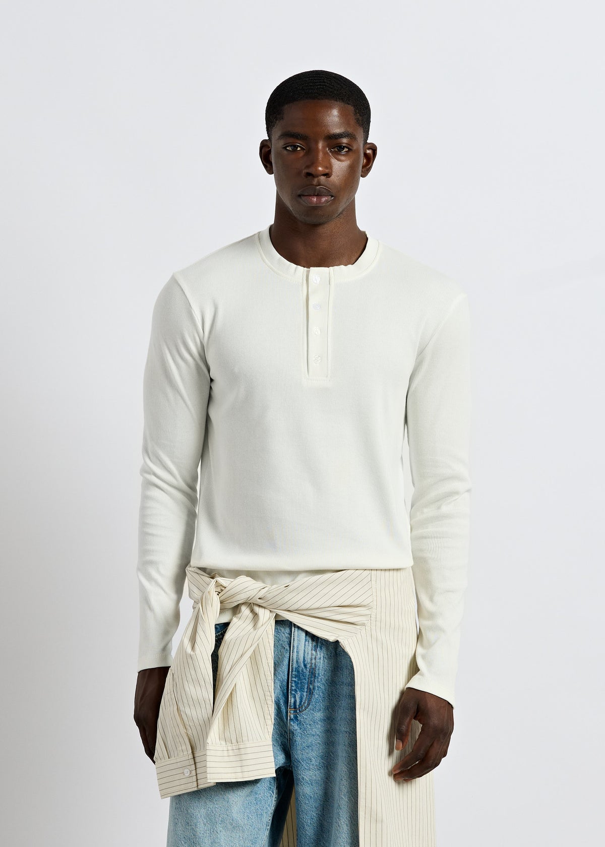 Rib Henley Longsleeve