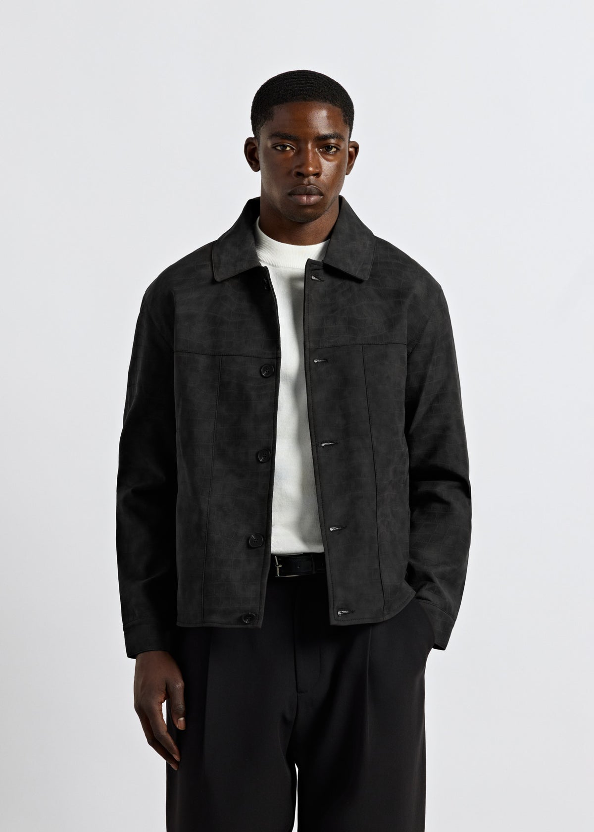 Croco embossed Jacket