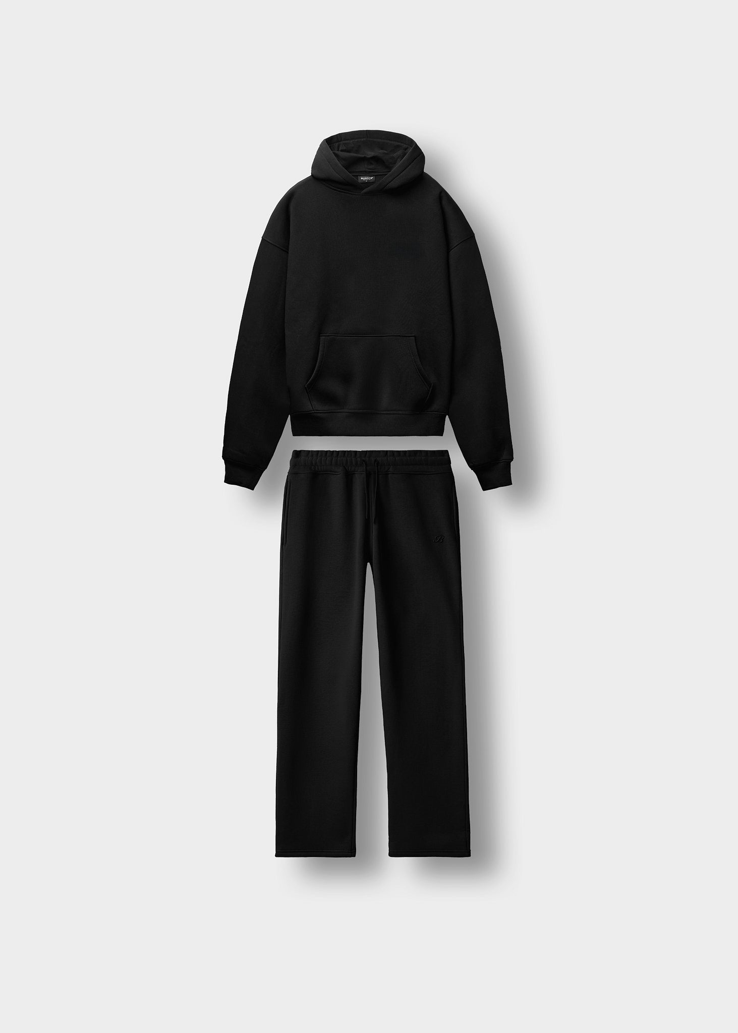 Tracksuit Set - Black (Hoodie + Pants)