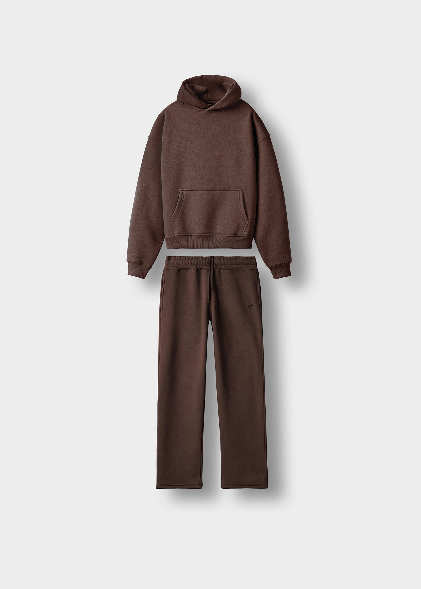 Tracksuit Set - Chocolate Brown (Hoodie + Pants)